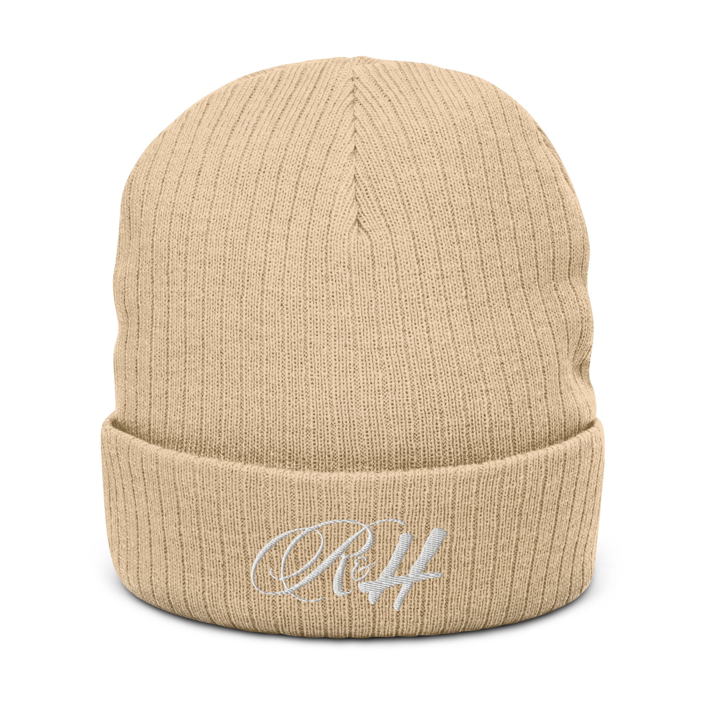 R&H Signature Ribbed Knit Beanie