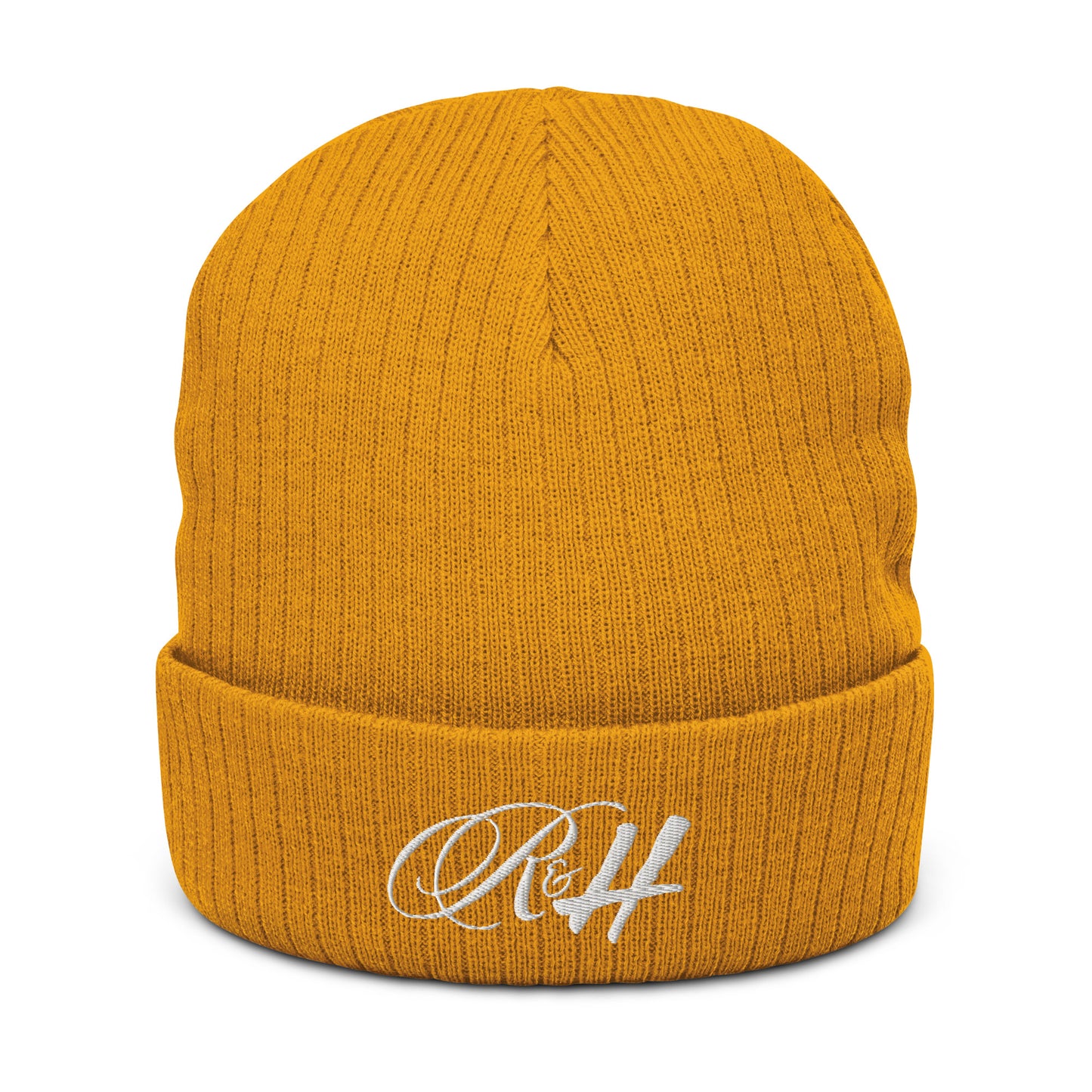 R&H Signature Ribbed Knit Beanie