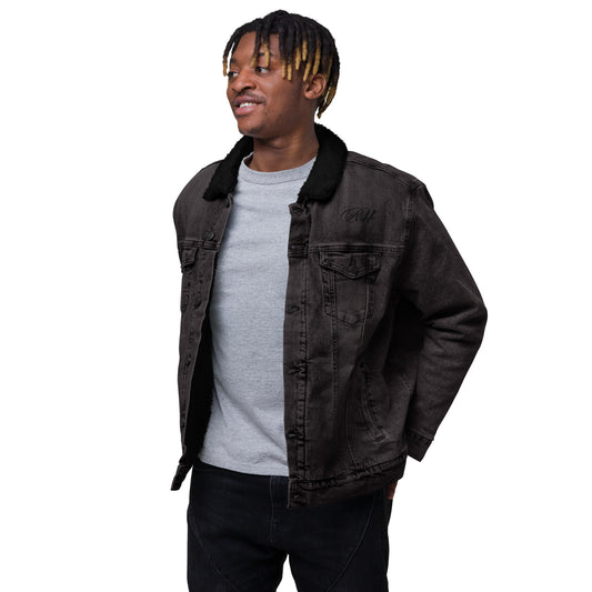 R&H Signature Unisex Denim Sherpa Jacket